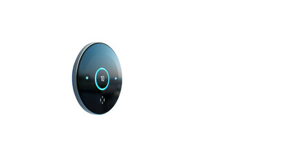 Smart wall clock, transparent background PNG