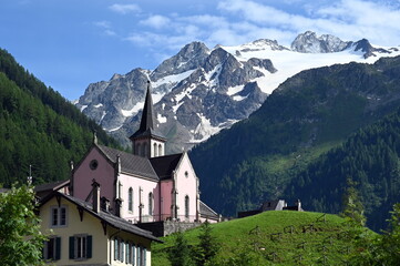 Trient im Wallis, Schweiz