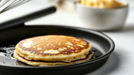 Pancakes in a Pan.