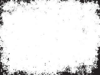 Grainy Distressed Monochrome Vector Pattern: A black and white abstract texture with scratchy and distressed elements