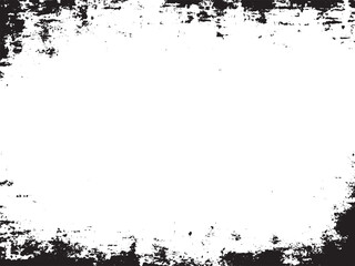 Black and White Abstract Grunge Texture: A monochrome vector design featuring distressed and grainy elements