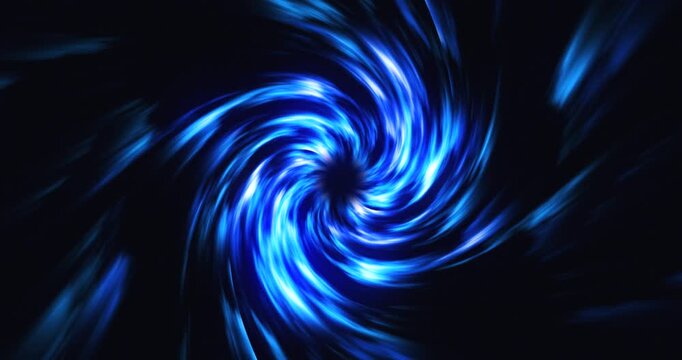 Blue animation rotation, abstract background, space travel, space portal, beautiful effect, twirl background, colorful wave, vortex pattern, glow energy.