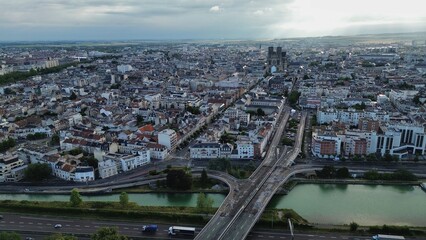 drone photo Reims france europe