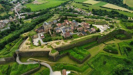 drone photo Montm&eacute;dy Citadel france europe