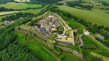 drone photo Montmédy Citadel france europe