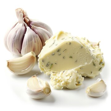 Creamy Garlic Butter Spread in a Clean and Simple Presentation