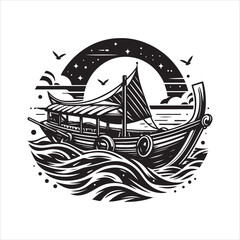 boat vector