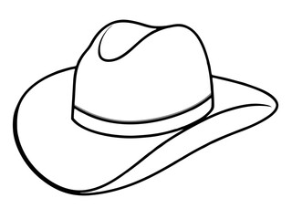 

Cowboy Hat line art, Cowgirl and Cowboy Hat SVG
