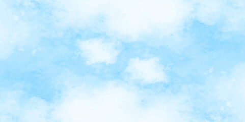 Abstract white and blue color frozen ice surface design background. oft sky blue watercolor sky and clouds, Light blue background with watercolor. gradient light white sky background with clouds.	