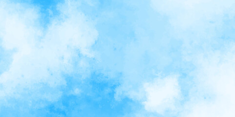 Abstract white and blue color frozen ice surface design background. oft sky blue watercolor sky and clouds, Light blue background with watercolor. gradient light white sky background with clouds.	
