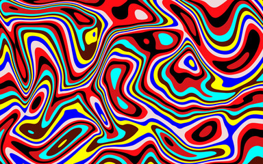Y2K acid modern wavy psychedelic surreal background