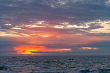 colombian sea under a beutiful sky