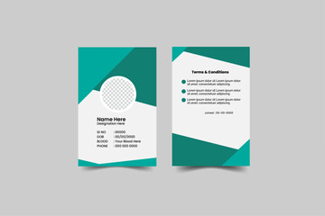 
Modern Identity Card.Modern and minimalist id card template,Creative id card design for your company employee.
Vector id card template, Modern colorful icon collection.Abstract professional id card d