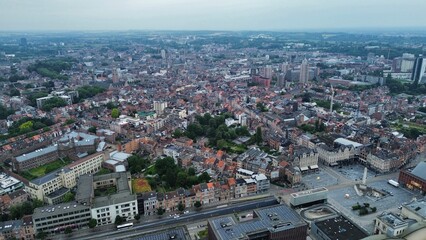 Fototapeta premium drone photo Leuven belgium europe