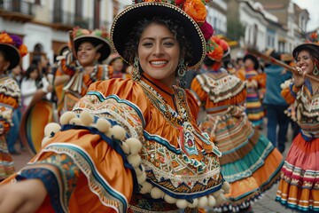 Vibrant Cultural Festival Featuring Traditional Dances and Costumes