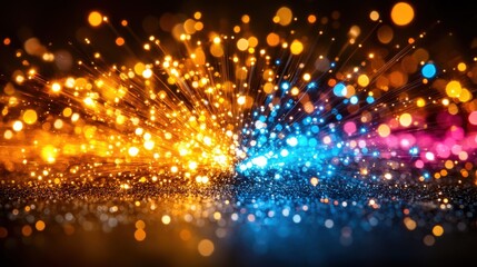 Obraz premium Explosive Colorful Lights