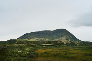 View from Einunndalen Valley, Norway's longest summer farm valley or "seterdal", a day in late summer of 2024.