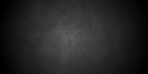 Dark black wall texture and dark charcoal grunge smooth paint concrete cement floor old black with elegant vintage. studio grunge blackboard and chalkboard texture backdrop background.