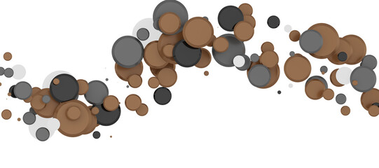 gold  Burst: Astonishing 3D Illustration of Bursting gold Confetti