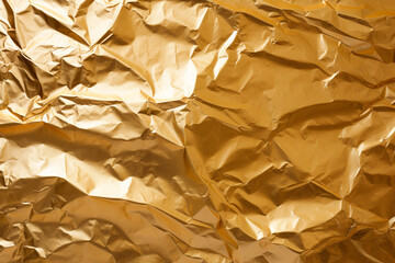 Detailed texture of golden paper, perfect for artistic work and design compositions. Golden paper