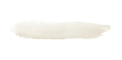 Pastel beige watercolor blot background. Brush stroke abstract shape. Paint stain wallpaper.