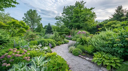 Eco-Friendly Garden with Native Plants and Wildlife Habitats Showcase.