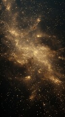 Obraz premium Stunning Cosmic Scene Featuring a Swirling Galaxy with Stars.