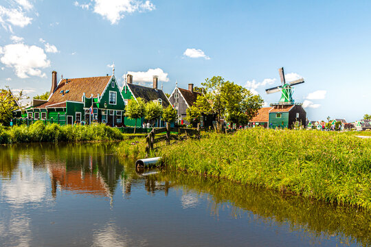 landscape with windmill