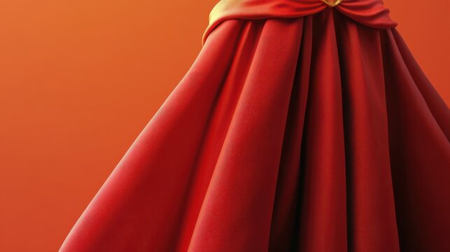 Super cloak hero for discount banner, child fashion mantle illustration