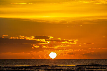 Beautiful sunset from Sanibel Island.