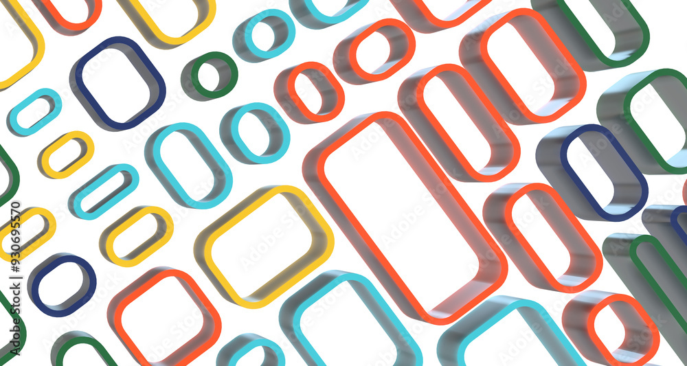 Poster abstract geometric backgrounds full color