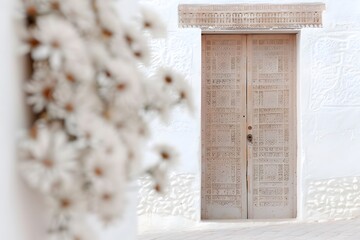 rustic wooden single door