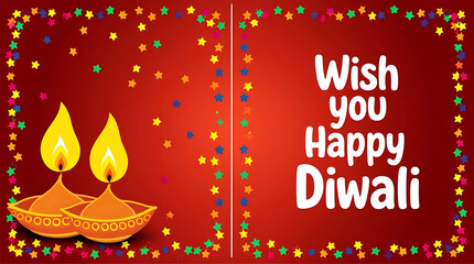 Happy Diwali, Diwali festival, background and greeting card.