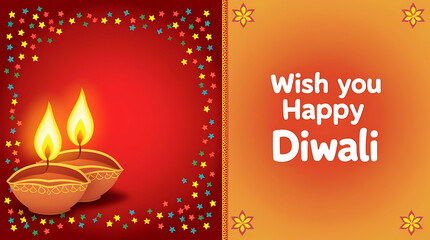 Happy Diwali, Diwali festival, background and greeting card.