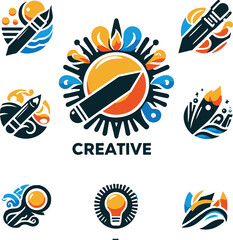 Obraz premium Creative logo Vector Art– SVG Design.This is a printable SVG design file. You can easily print on t-shirts, hoodies, mugs, bags, posters, walls, etc.