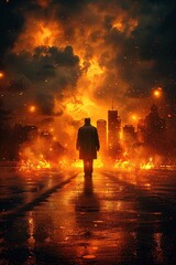 Fototapeta premium Inferno Walk 