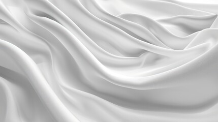 Naklejka premium White Fabric Draped Texture