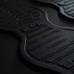 Close-Up of High-Tech Tread Pattern with Industrial Design
