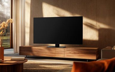 An image of a TV isolated on a white background