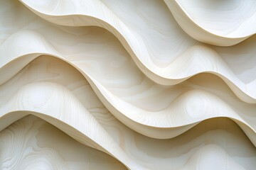 Obraz premium Abstract background of white plywood texture created with generative AI