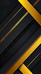 Obraz premium A black and gold abstract background with a diagonal pattern