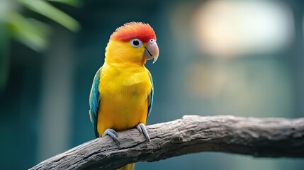 Obraz premium Close-up of colorful exotic bird