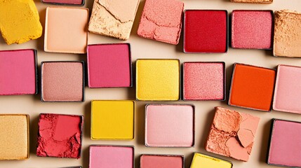 Professional Beauty Product Eyeshadows for Makeup with Minimalistic Design