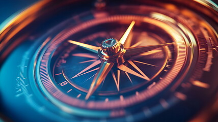 Elegant Compass Design Navigation Adventure Exploration Precision Direction Travel