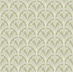 Modern geometric art deco seamless pattern. Trendy abstract background. Vector illustration for print, fabric, surface, textile.