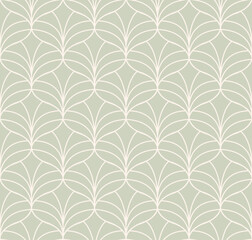 Damask leaves seamless pattern. Vector retro style background print. Decorative flower texture.