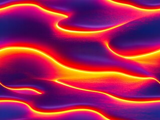 Obraz premium A close up of a red and yellow light on a blue background