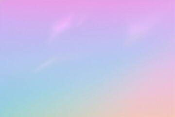 Holographic Unicorn Gradient colors soft blurred background