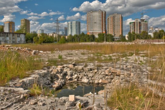 A Photography of A city's waste management system, where sensors and data analytics are used to optimize garbage collection routes, reducing costs and environmental impact with big da