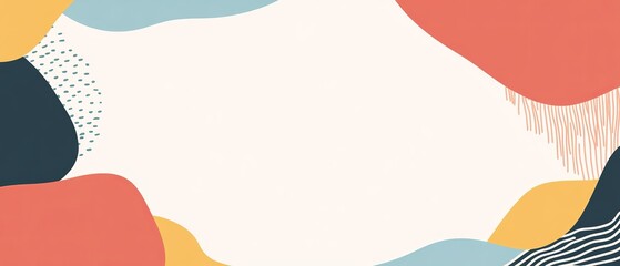 Colorful invitation template